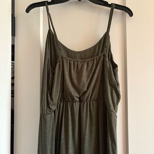 Old Navy Olive Green Sleeveless Dress